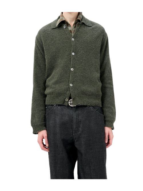 Evening Polo Moss Green Fuzzy Alpaca Our Legacy Our Legacy | M4253EMMOSS GREEN FUZZY ALPACA